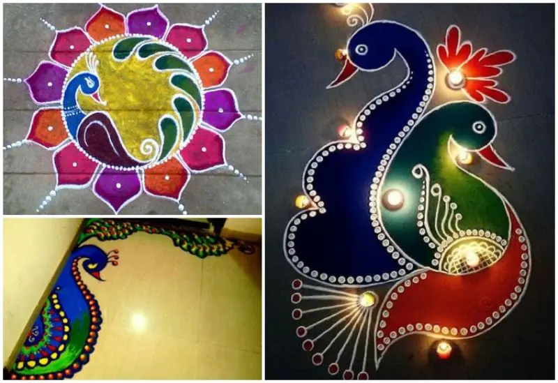 Simple Peacock Rangoli Design For Diwali 2023 Deepavali 2023 #rangoli  #rangolidesign #rangolidesigns #rangoliart #rangoli😍 #rangolis ... |  Instagram