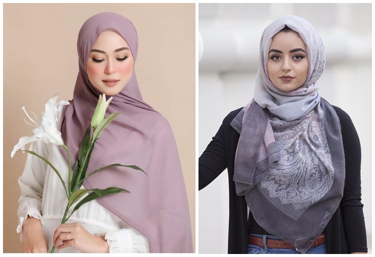 hijab styles for parties step by step