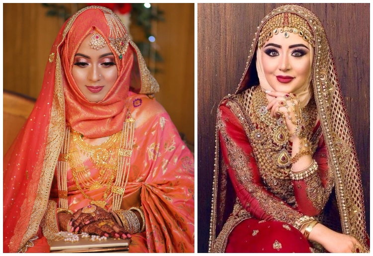 dulhan hijab style