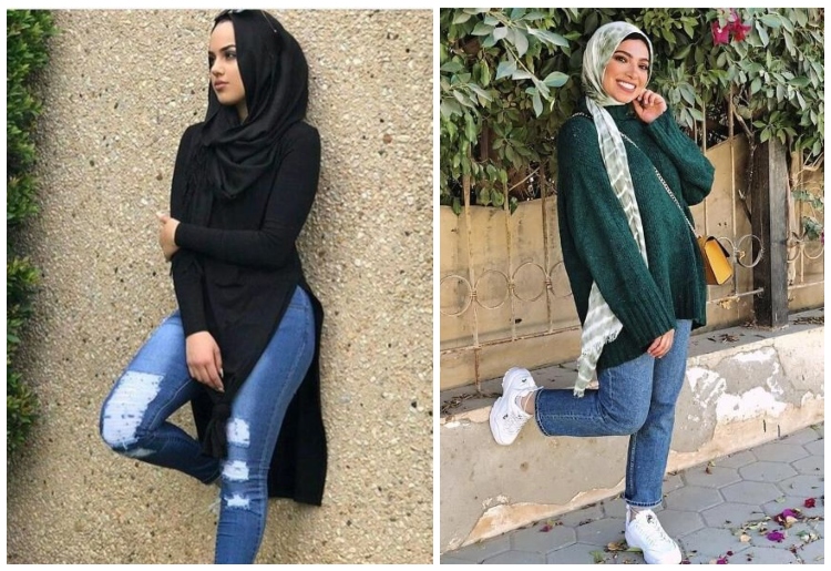 casual hijab look