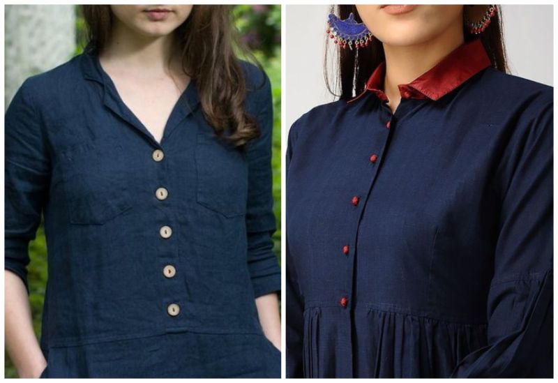 Collar neck designs deals for kurtis