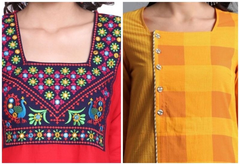 Neck design simple on sale kurti