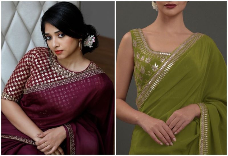 Latest 100 Saree Blouse Sleeves Pattern Design To Try This Season (2023) -  Tips and Beauty