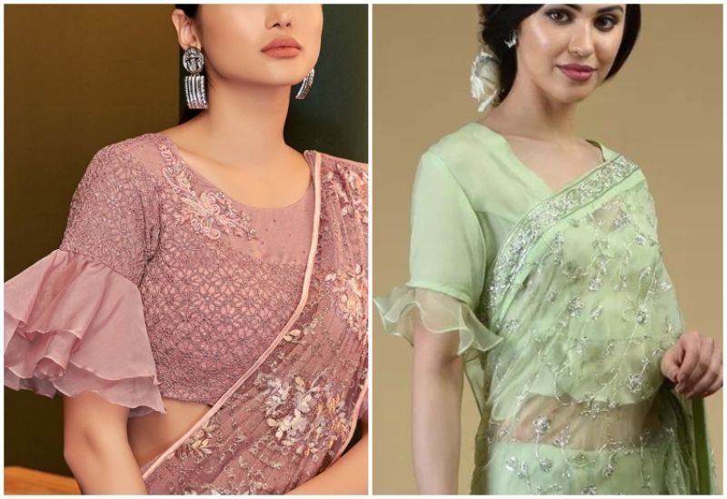 20 Latest Designer Blouse Sleeves Designs to look Gorgeous