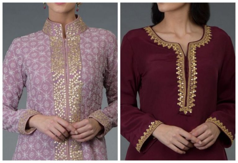 shirt collar neck churidar