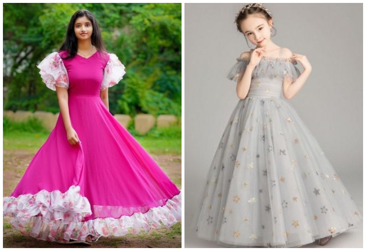 long frock designs for girl