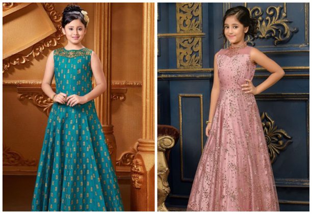 princess cut long frock