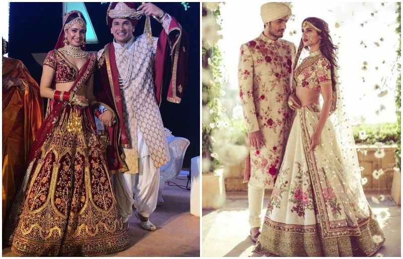 A Beautiful Jalandhar Wedding With A Bride In Bright Pink Lehenga | Pink bridal  lehenga, Wedding outfits for groom, Punjabi wedding couple