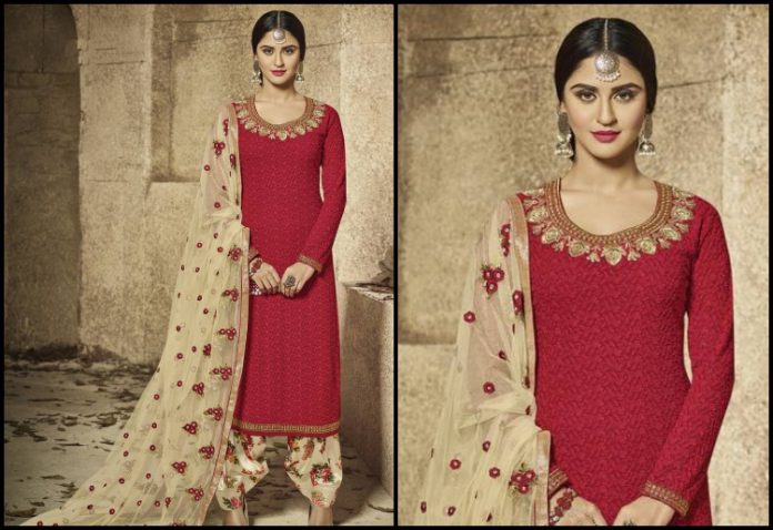punjabi suits for lohri function