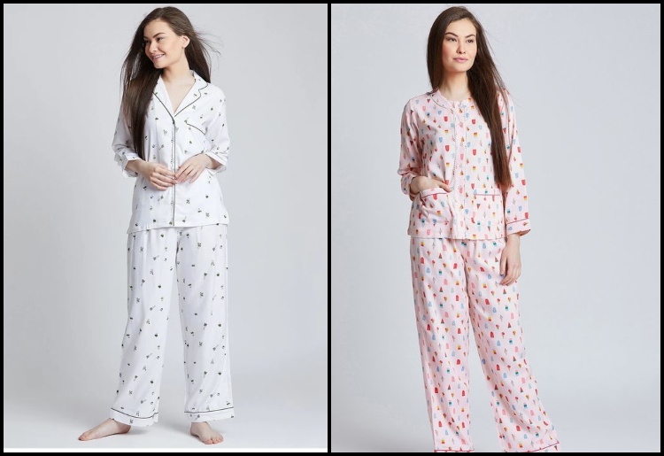 Printed Night Dress, Buy Printed Nightwear for Women Online in India