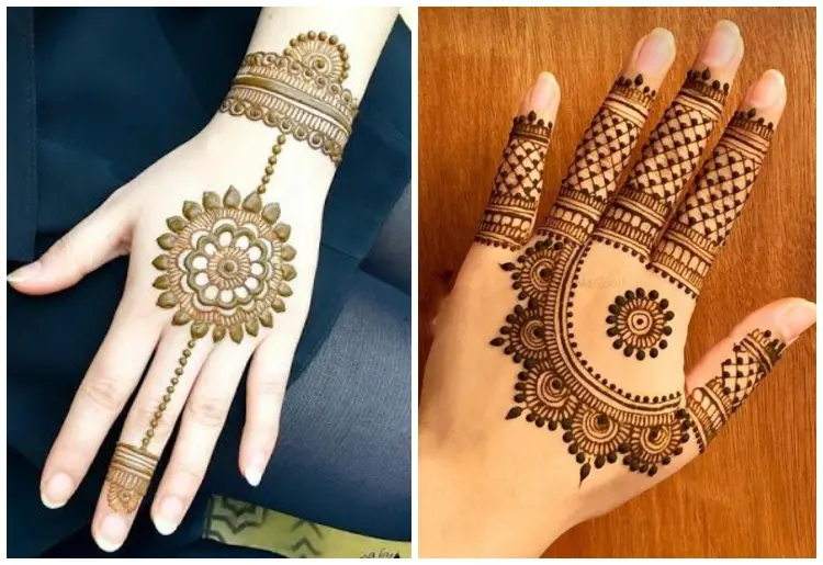Simple Eid Mehndi Designs | Pakistani Girls Mehndi Images