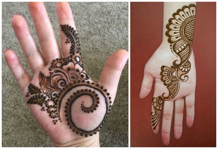 9. Peacock Style Mehendi