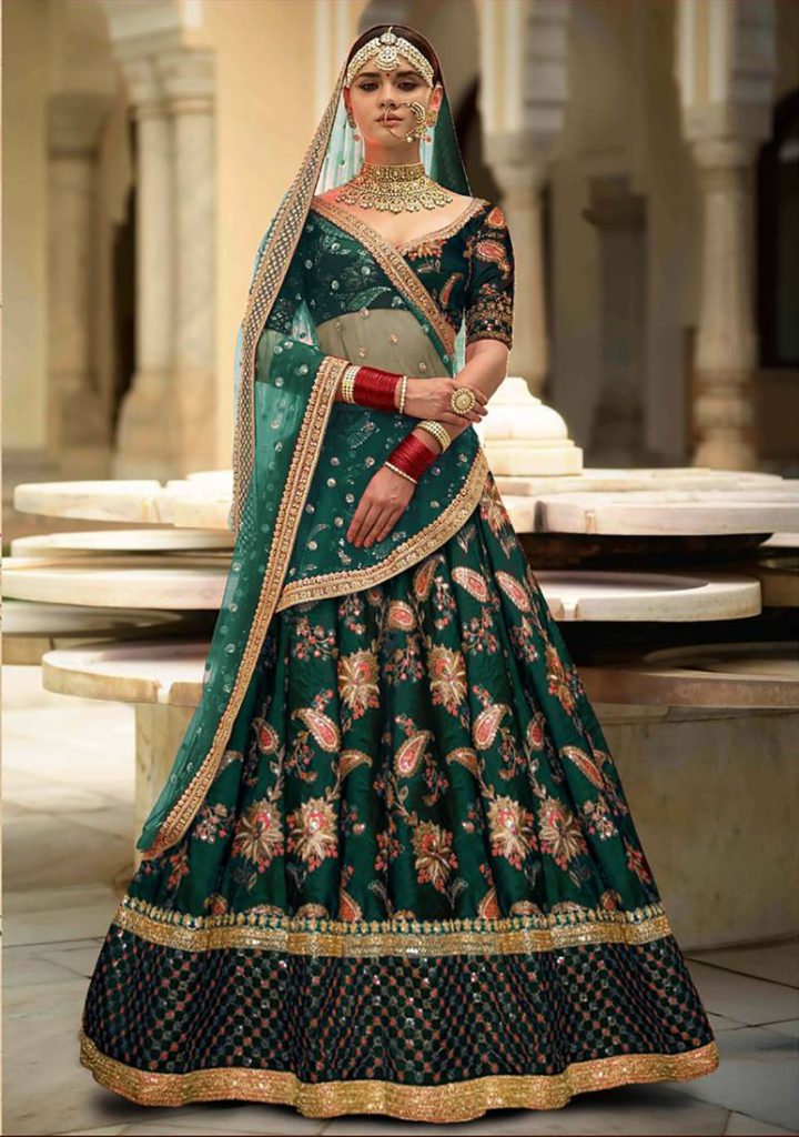 Buy infloura Lehenga Choli For Womens And Girls Bollywood Type Heavy Dola  Silk Fabric With Patola Print With Foil Work Chaniya Choli Set (Mint Green)  at Amazon.in