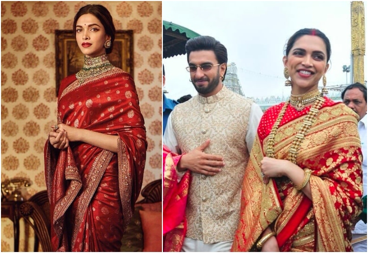 12 Striking Pictures Of Deepika Padukone In Saree