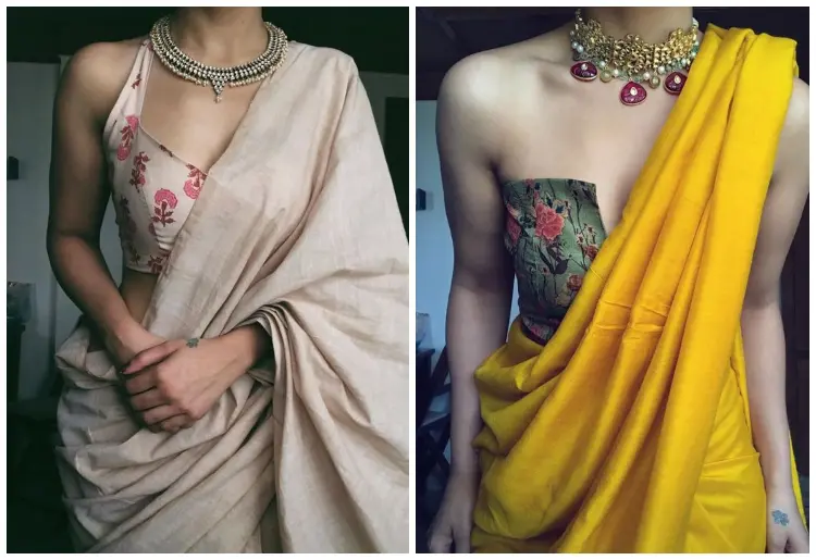 Ways to Style White Shirt with Saree || Ways to style saree with a shirt ||  How to style a saree - YouTube