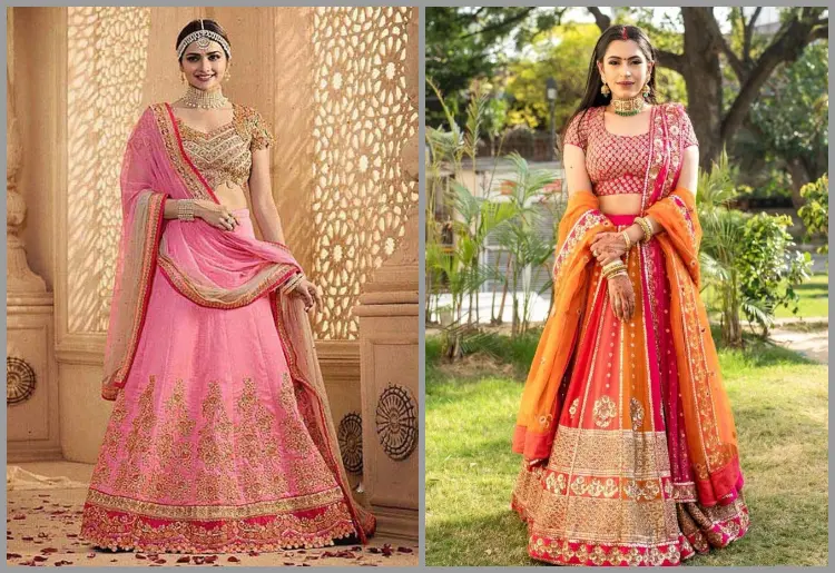 Different Styles of Lehenga Dupatta Draping