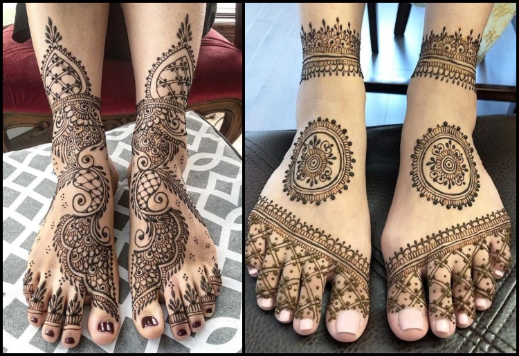 25+ Simple Full Foot Mehndi Designs 2024: Bridal/ Dulhan ke Pairon ki design