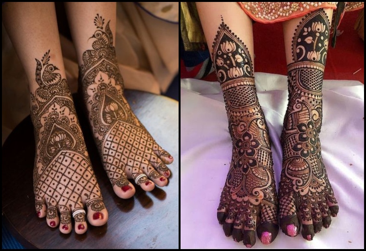 50+ leg mehndi design images to check out before your wedding! | Bridal  Mehendi and Makeup | Wedding Blog