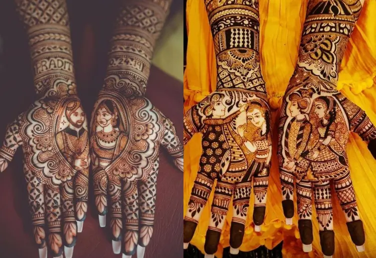 Bride Adds Sporty Touch To Her Mehendi With Mumbai Indians, Manchester  United Logos