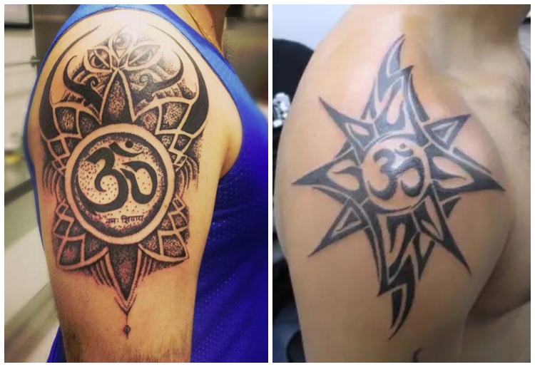 Mascot Tattoos  shoulder tattoos done at Mascot tattoos om namah shivaya  tattoo design custom made at the best studiotattoo designs for girls are  also updated on our page For more info