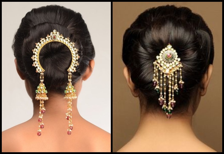 Buy THANU'S CRAFT Maharashtrian Traditional Jewellery Nath Nauvari Saree  Safety Pins Marathi Dressing Pins For Womens at Amazon.in