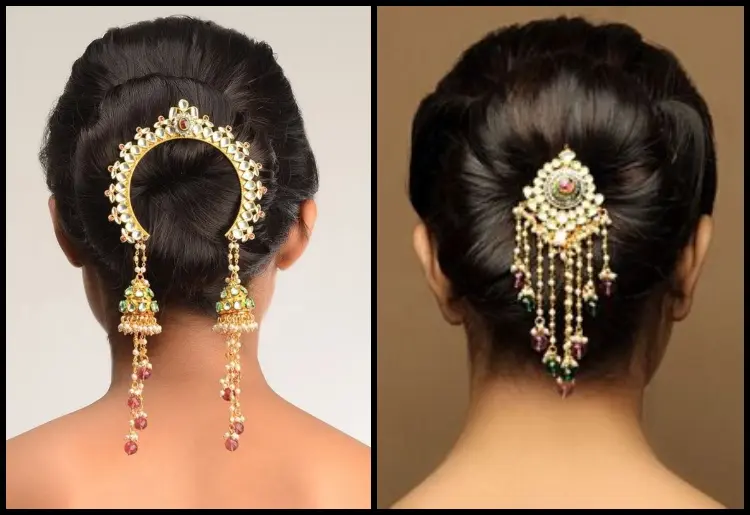 Nauvari Saree Hairstyle | Maharashtrian Bridal Bun - YouTube
