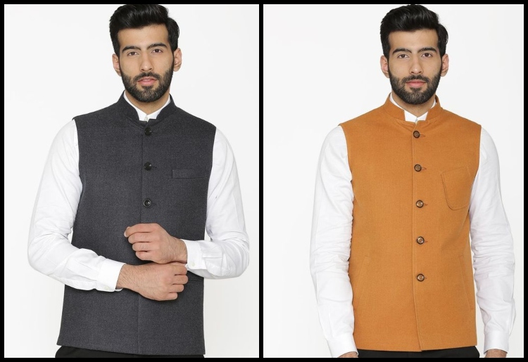 Latest Indian Kurta Pajama with Nehru Jacket Online Shopping