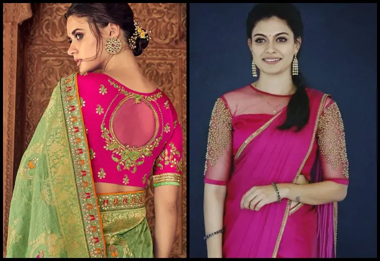 Women & Girls Readymade Saree Blouse Designer Embraided Silk Sari Blouse  Handwork Indian Choli Wedding Wear Fabric Craft Tunic Top Gift - Etsy  Denmark