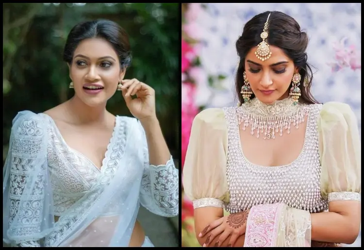 Latest Plain Blouse Designs for Silk Sarees in 2023!