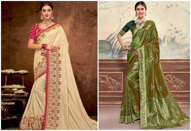 Saree style 2019 sale