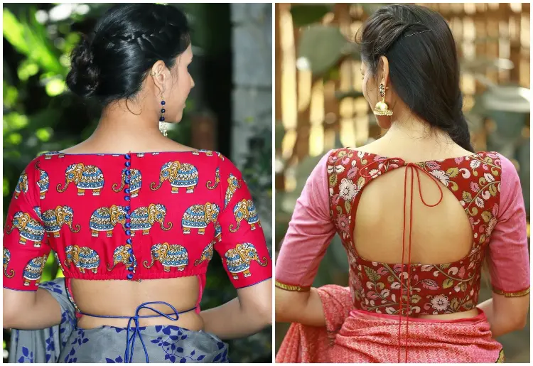12 Different Types of Blouse Back Neck Designs Which Every Women Should Try
