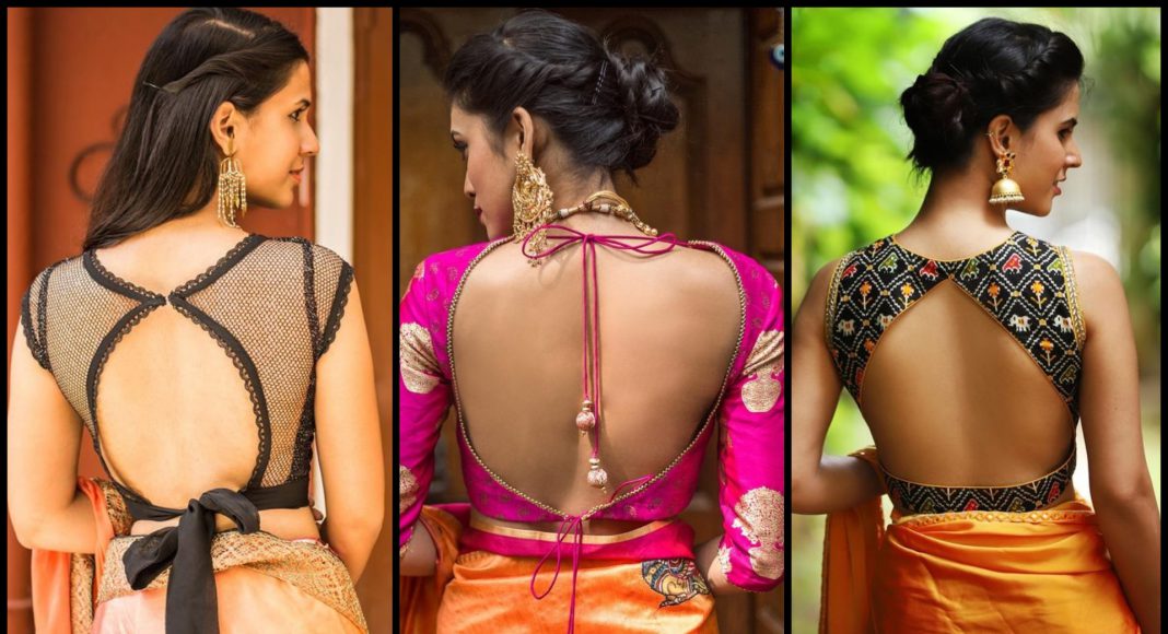 12 Different Types of Blouse Back Neck Designs Which Every Women Should Try