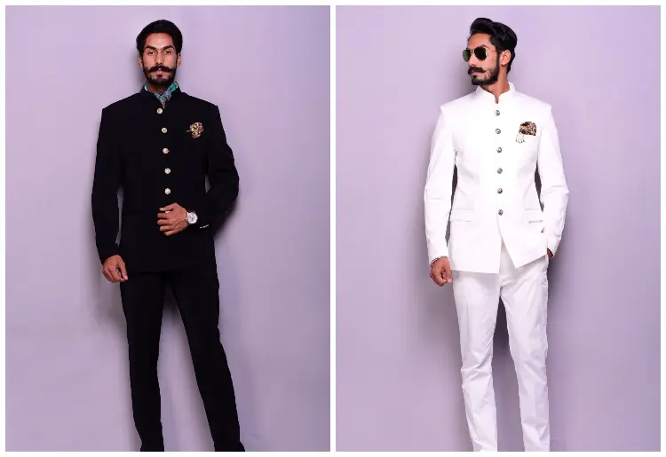 Black Color Reception Wear Stylish Jodhpuri Suit For Men In Fancy Fabric