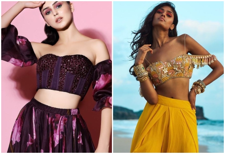 20 Trendy Designs of Off Shoulder Blouses For Stunning Look