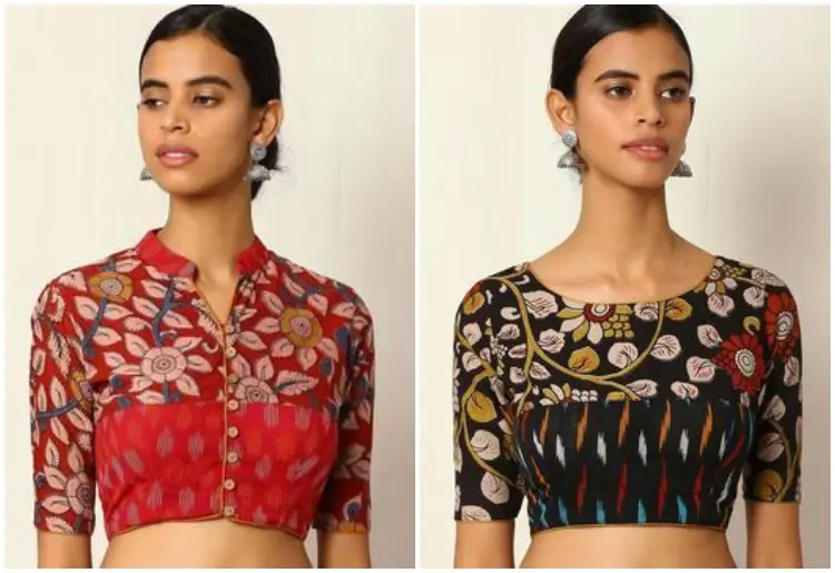 10 Trendy and Latest Kalamkari Blouse Designs You Must Try