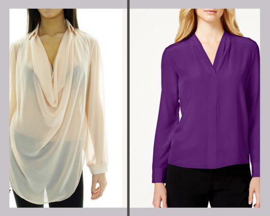 types of blouse materials