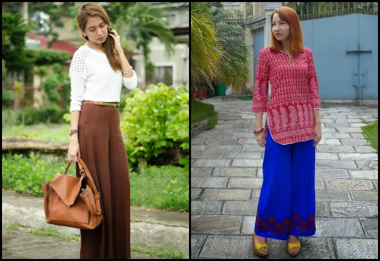 What kind of top will look good with palazzo pant? - Quora
