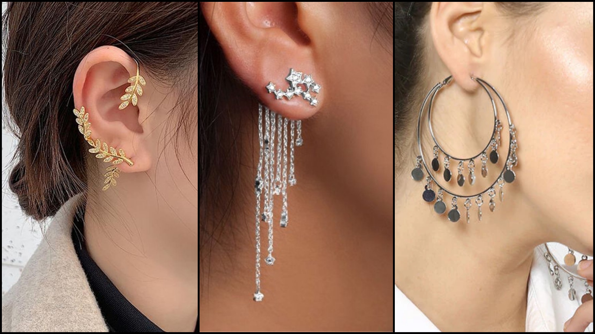 Buy Elegant Design Oxidized Gold Stylish Chandbali Earring for Girls   Women at Amazonin