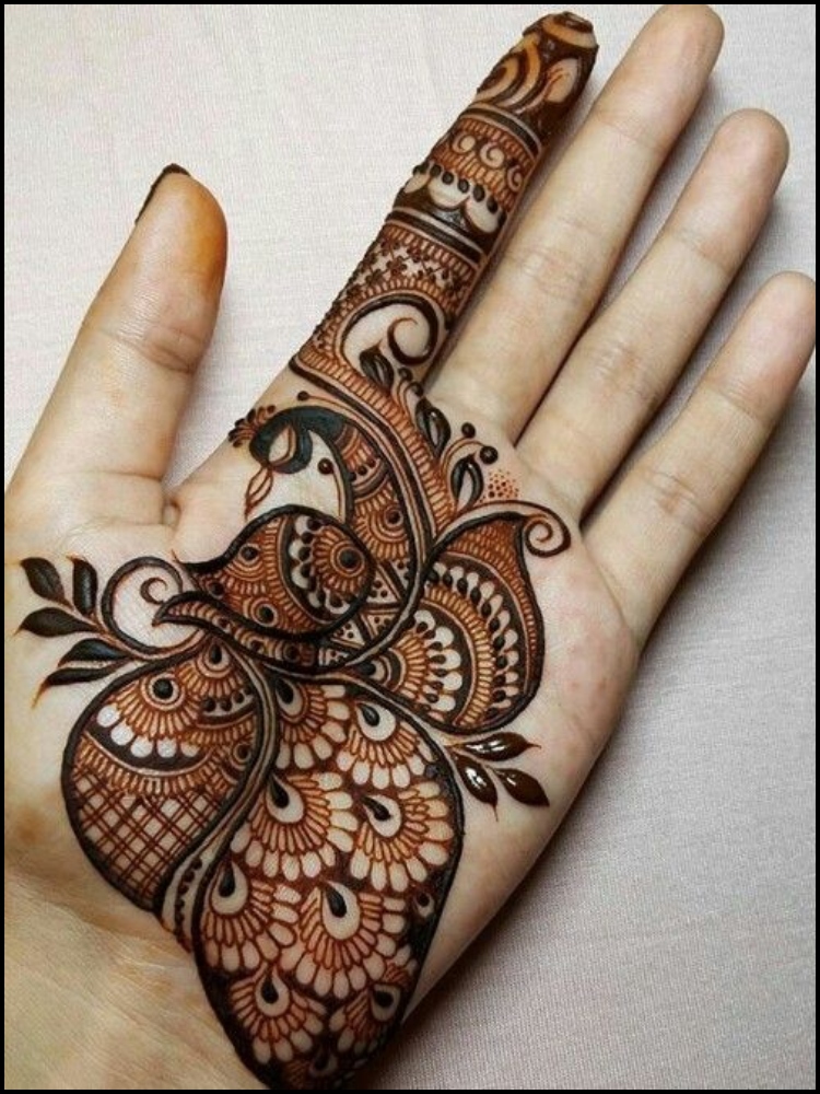 50 Best Floral Mehndi Designs with Pictures