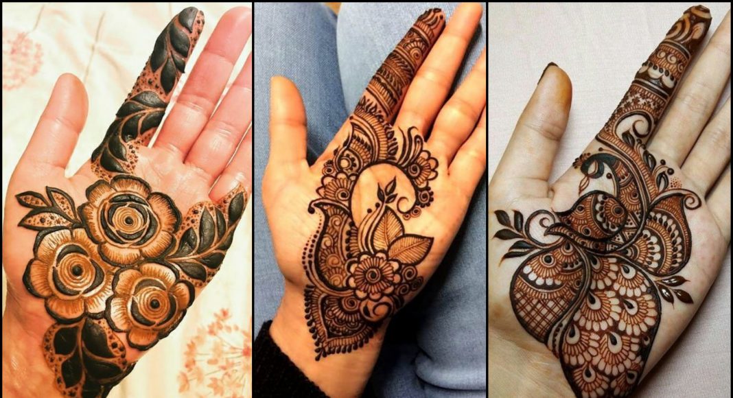 Simple Mehndi Designs For Left Hand