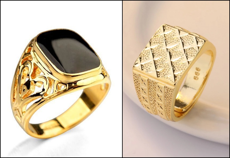 Fashion Gold Plating Baby Feet Footprint Design Ring Jewelry - Gem O Sparkle-vachngandaiphat.com.vn