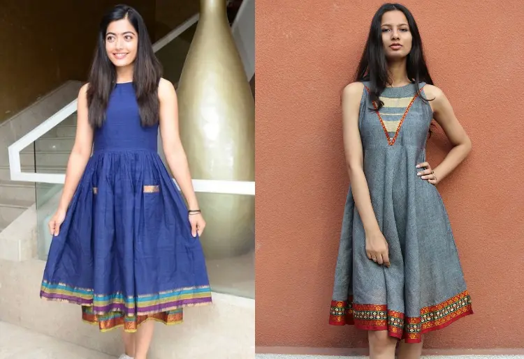 9 Ideas to Make Dresses From Old Sarees DIY Dress Up