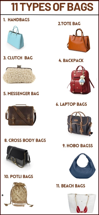 Types of Bags: Different Purse Styles for Women