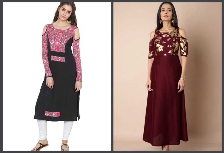 Board neck outlet designs for kurtis