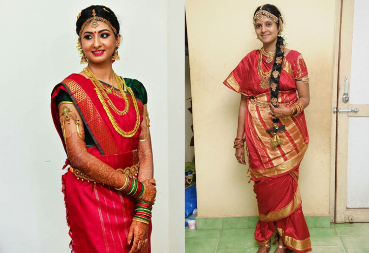 Of Beauty & Grace: South Indian Bridal Saree Draping Styles | WeddingBazaar