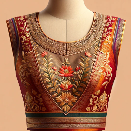 Details more than 170 pattu saree puff blouse designs