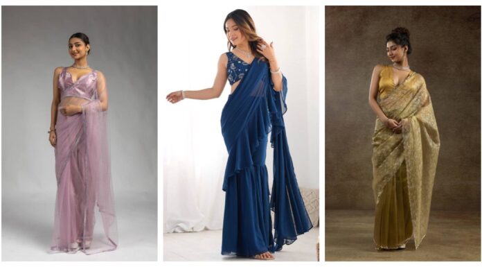 One-Minute Magic: A Complete Guide to Buying Pre-Draped Sarees Online