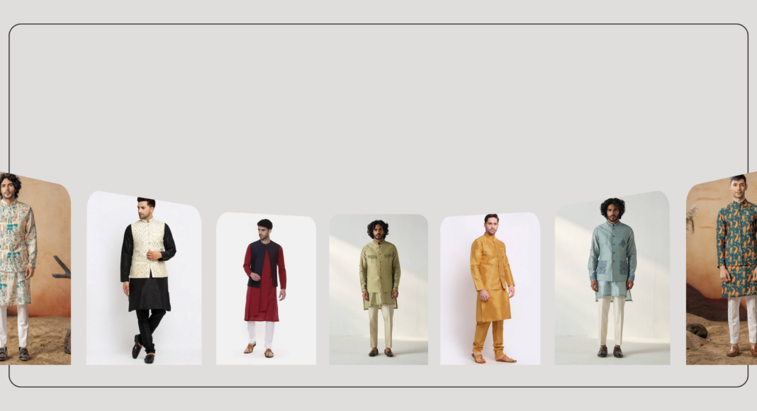 kurta pajama with Nehru jacket sets