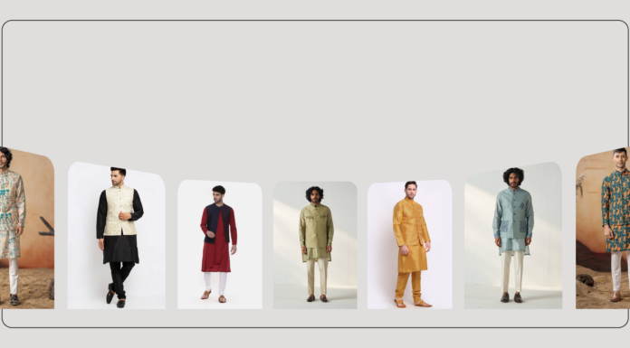 kurta pajama with Nehru jacket sets