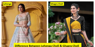 Difference between Lehenga vs Ghagra Choli